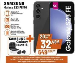 Offerta per Samsung - Galaxy S23 FE 5G + Galaxy Buds FE a 649,9€ in Expert