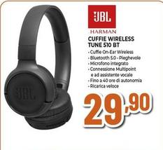 Offerta per Jbl - Cuffie Wireless Tune 510 Bt a 29,9€ in Expert