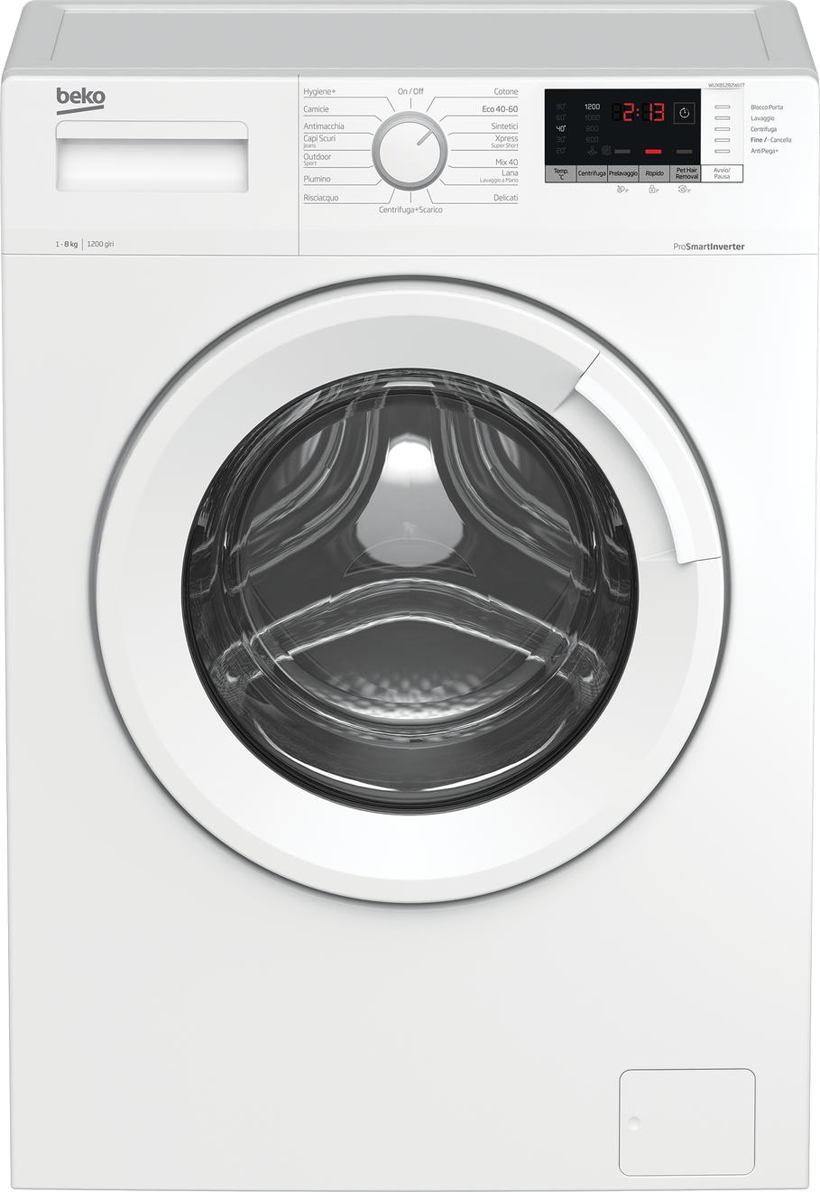 Offerta per Beko - WUX81282WI/IT lavatrice Caricamento frontale 8 kg 1200 Giri/min Bianco a 299€ in Expert