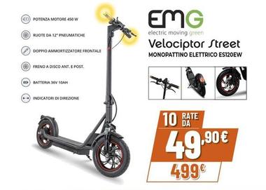 Offerta per Emg - Monopattino Elettrico ES120EW  a 499€ in Expert