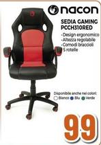Offerta per Nacon - Sedia Gaming PCCH310RED a 99€ in Expert