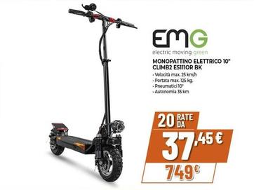 Offerta per Emg - Monopattino Elettrico 10" CLIMB2 ES111OR BK a 749€ in Expert