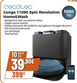 Offerta per Cecotec - Conga 11090 Spin Revolution Home&Wash a 399€ in Expert