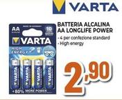 Offerta per Varta - Batteria Alcalina AA Longlife Power a 2,9€ in Expert