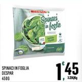 Offerta per Spinaci a 1,45€ in Despar