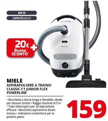 Offerta per Miele - Aspirapolvere A Traino Classic C1 Junior Flex Powerline a 159€ in Comet