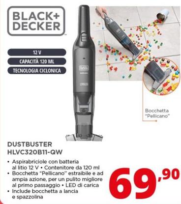 Offerta per Black & Decker - Dustbuster HLVC320B11-QW a 69,9€ in Comet