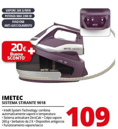 Offerta per Imetec - Sistema Stirante 9018 a 109€ in Comet