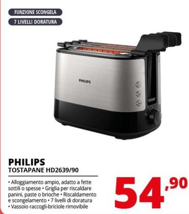 Offerta per Philips - Viva Collection HD2639/90 Tostapane a 54,9€ in Comet