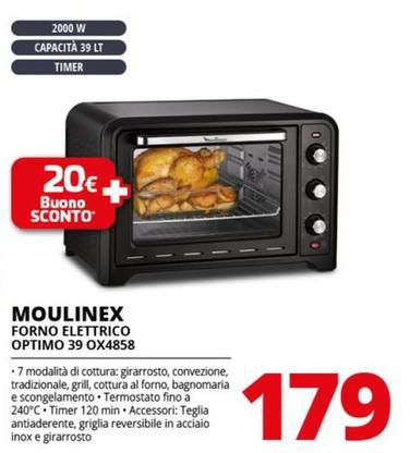 Offerta per Moulinex - OX4858 Fornetto Optimo 39L a 179€ in Comet
