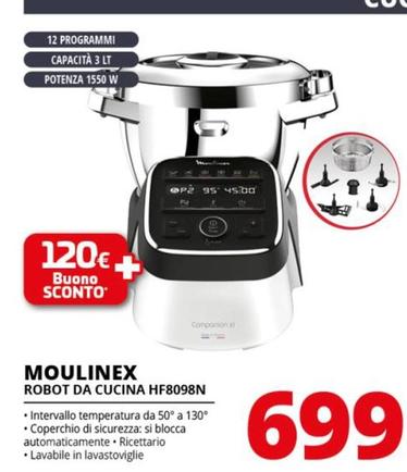 Offerta per Moulinex - Robot Da Cucina HF8098N   a 699€ in Comet