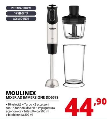 Offerta per Moulinex - Mixer Ad Immersione DD6578 a 44,9€ in Comet