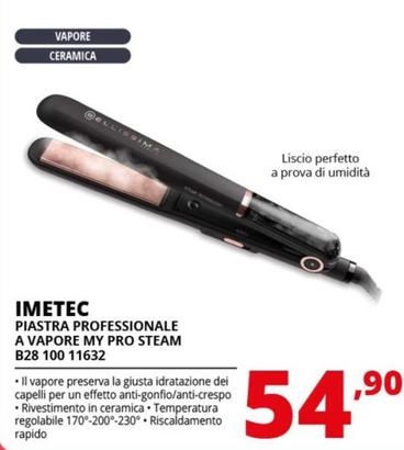 Offerta per Imetec - Piastra Professionale A Vapore My Pro Steam B28 100 11632 a 54,9€ in Comet