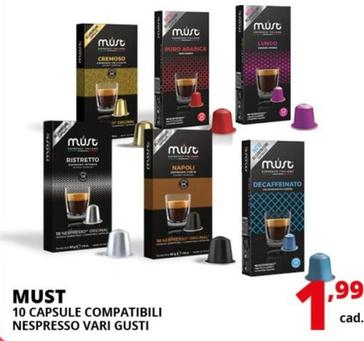 Offerta per Nespresso - 10 Capsule Compatibili Vari Gusti a 1,99€ in Comet