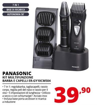 Offerta per Panasonic - Kit Multifunzione Barba E Capelli ER-GY10CM504  a 39,9€ in Comet