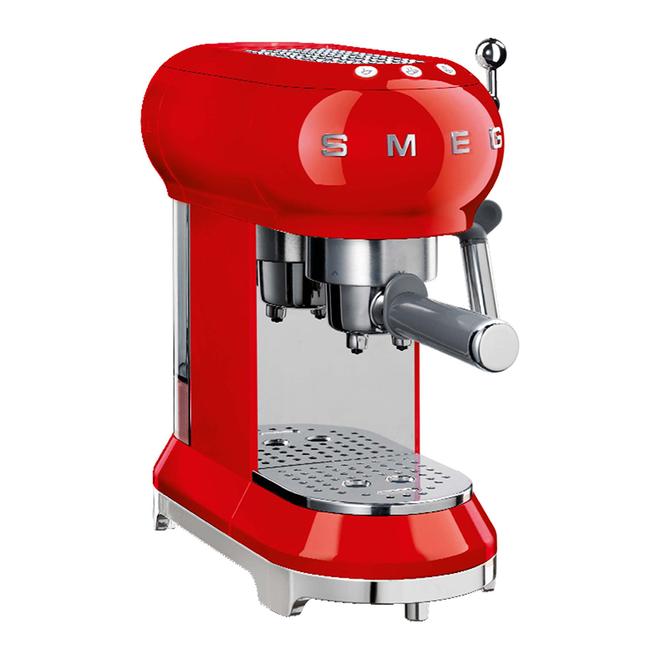 Offerta per Smeg - Macchina da Caffè Espresso Manuale 50's Style – Rosso LUCIDO – ECF01RDEU a 299€ in Comet