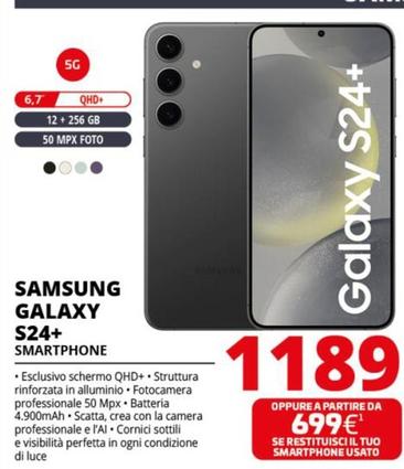 Offerta per Samsung - Galaxy S24+ Smartphone  a 1189€ in Comet