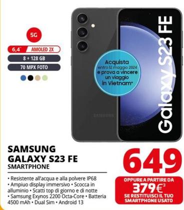 Offerta per Samsung - Galaxy S23 FE Smartphone  a 649€ in Comet