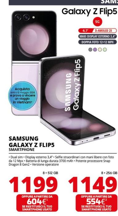Offerta per Samsung - Galaxy Z Flip5 Smartphone a 1149€ in Comet