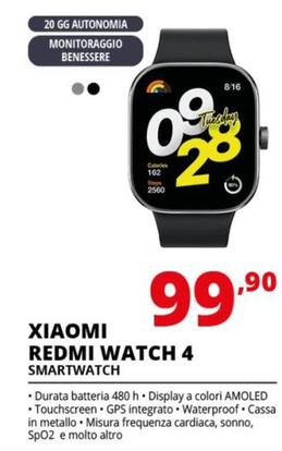 Offerta per Xiaomi - Redmi Watch 4 Smartwatch a 99,9€ in Comet