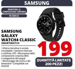 Offerta per Samsung - Galaxy WATCH4 Classic Smartwatch a 199€ in Comet