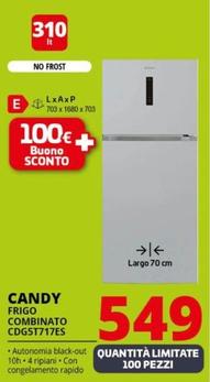Offerta per Candy - CDG5T717ES Libera installazione 410 L E Bianco a 549€ in Comet