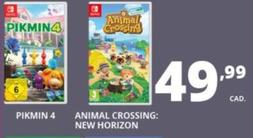 Offerta per Nintendo - Pikmin 4 + Animal Crossing: New Horizon  a 49,99€ in Comet