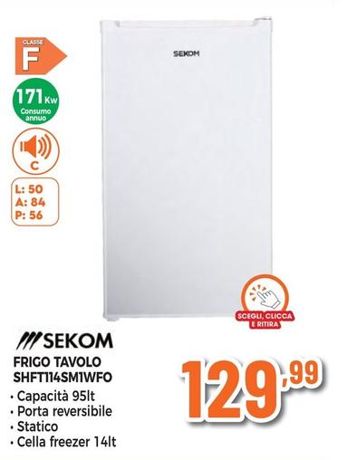 Offerta per Sekom - Frigo Tavolo SHFT114SM1WFO a 129,99€ in Expert