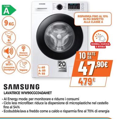 Offerta per Samsung - Lavatrice WW90CGC04DAHET a 479€ in Expert