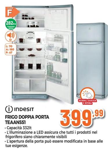 Offerta per Indesit - Frigo Doppia Porta TEAAN5S1 a 399,99€ in Expert
