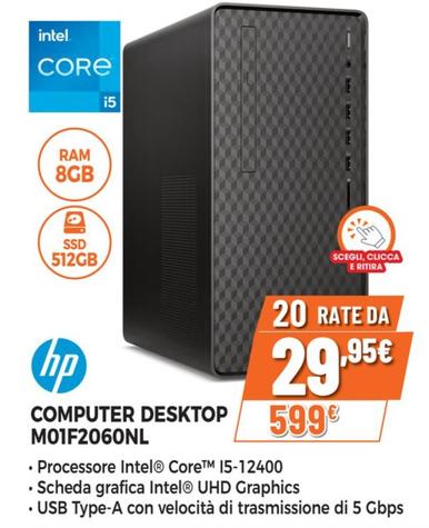 Offerta per Hp - Computer Desktop M01F2060NL a 599€ in Expert