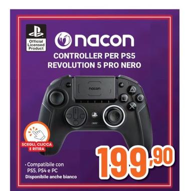 Offerta per Nacon - Controller Per PS5 Revolution 5 Pro Nero a 199,9€ in Expert