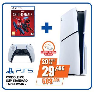 Offerta per Sony - Console PS5 Slim Standard + Spiderman 2 a 589,9€ in Expert