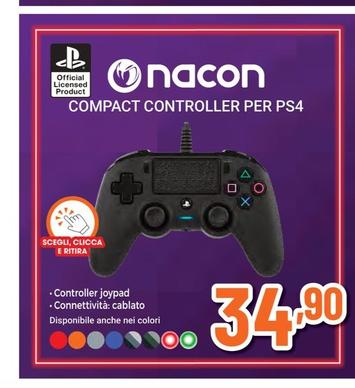 Offerta per Nacon - Compact Controller Per PS4 a 34,9€ in Expert