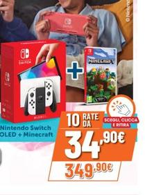 Offerta per Nintendo - Switch Oled + Minecraft a 349,9€ in Expert