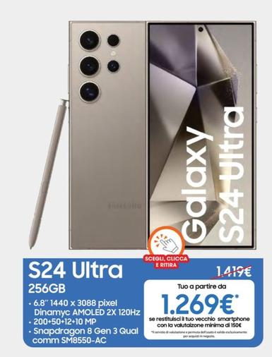 Offerta per Samsung - S24 Ultra 256Gb a 1269€ in Expert