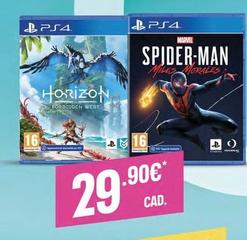 Offerta per Sony - Horizon Forbidden West + Marvel Spider-Man Morales a 29,9€ in Expert