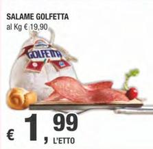 Offerta per Golfera - Salame Golfetta a 1,99€ in Crai