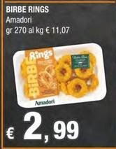 Offerta per Amadori - Birbe Rings a 2,99€ in Crai