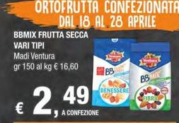 Offerta per Ventura - Bbmix Frutta Secca a 2,49€ in Crai