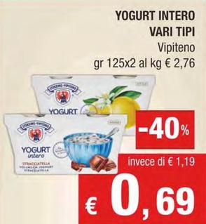 Offerta per Vipiteno - Yogurt Yogurt a 0,69€ in Crai