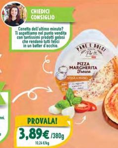 Offerta per Pizza Margherita a 3,89€ in Crai