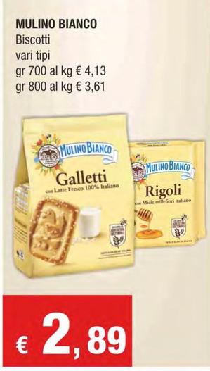 Offerta per Mulino Bianco - Biscotti a 2,89€ in Crai