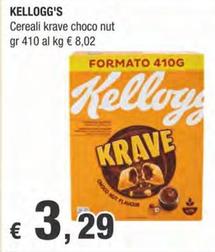 Offerta per Kelloggs - Cereali Krave Choco Nut a 3,29€ in Crai