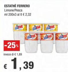 Offerta per Estathè Ferrero a 1,39€ in Crai