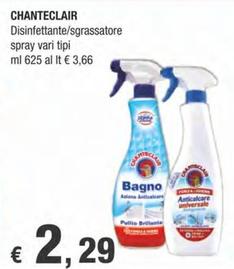 Offerta per Chanteclair - Disinfettante / Sgrassatore Spray a 2,29€ in Crai