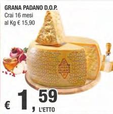 Offerta per Crai - Grana Padano D.O.P.  a 1,59€ in Crai