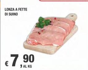 Offerta per Lonza A Fette Di Suino a 7,9€ in Crai