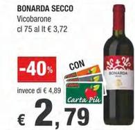 Offerta per Cantina Vicobarone - Bonarda Secco a 2,79€ in Crai