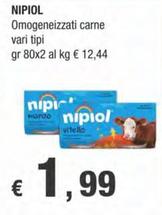 Offerta per Nipiol - Omogeneizzati Carne a 1,99€ in Crai